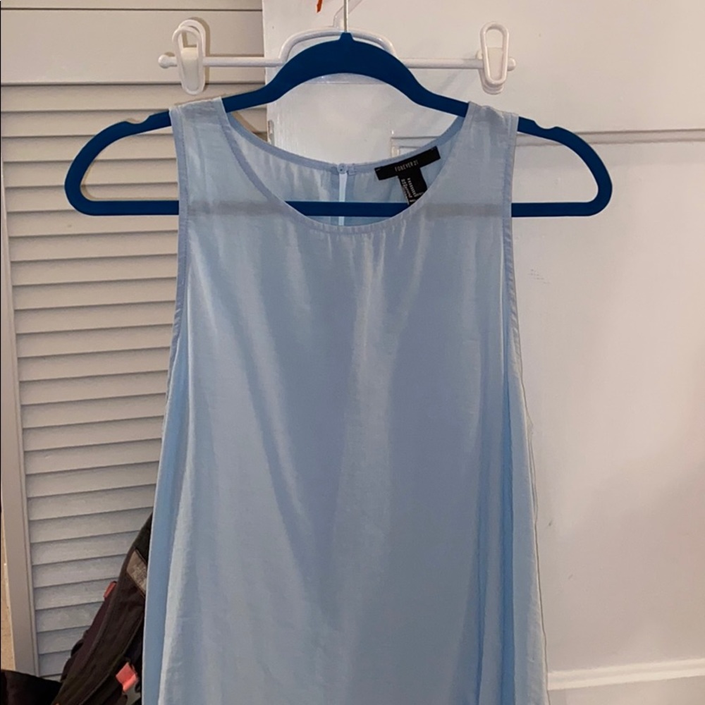 Forever 21 baby blue top
